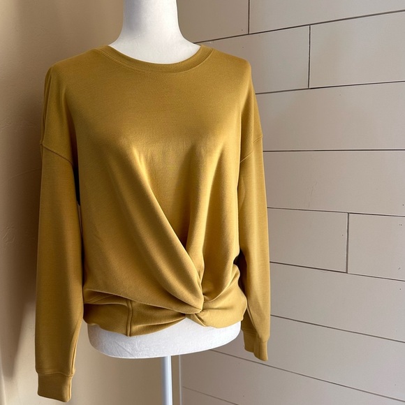 Magaschoni Womens Top Medium Modal Cotton Long Sleeve Crew Neck Solid Soft - Picture 2 of 5